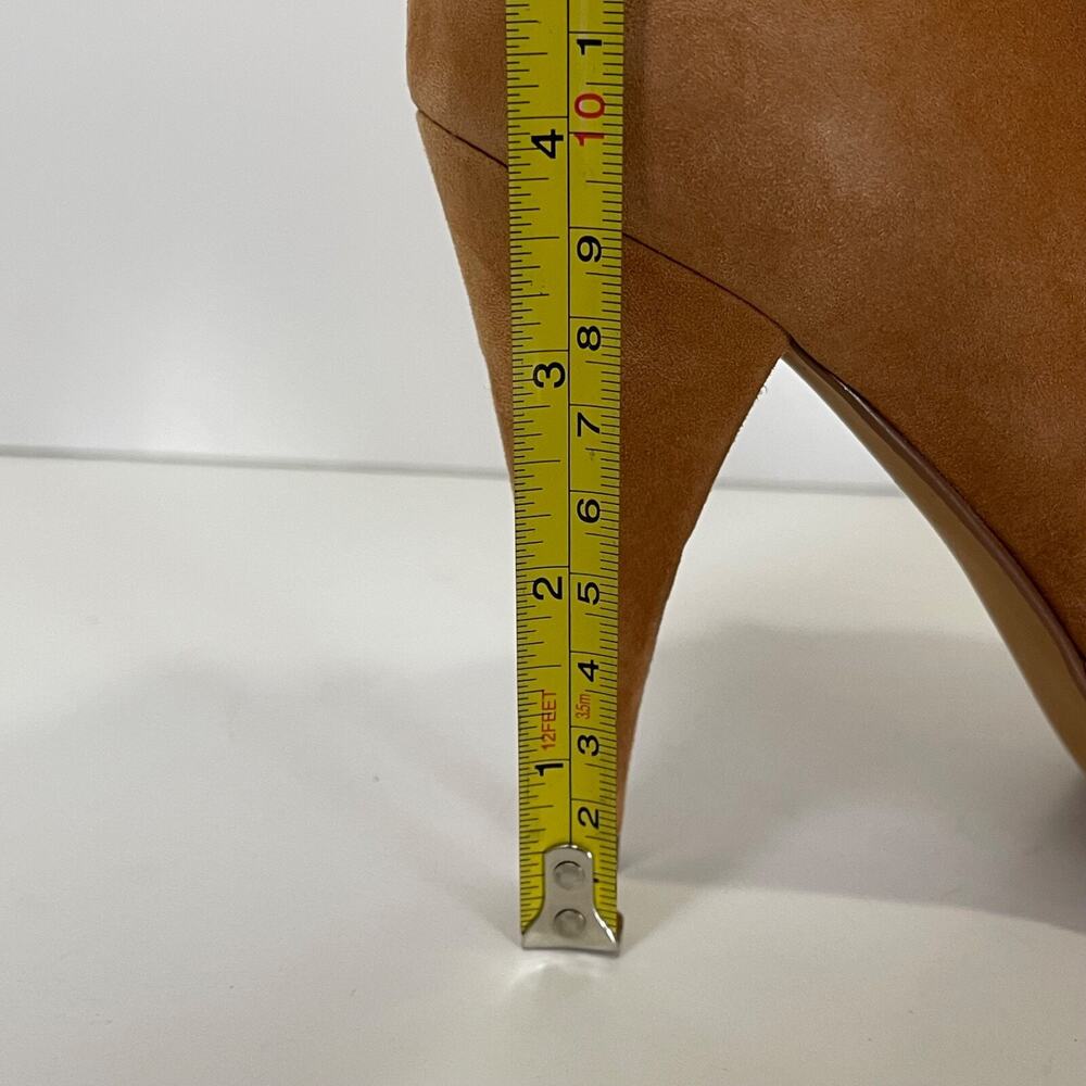 Vince Camuto Women's Azentela Ankle Booties Size 8.5 Brown Suede Golden Walnut - Picture 15 of 16